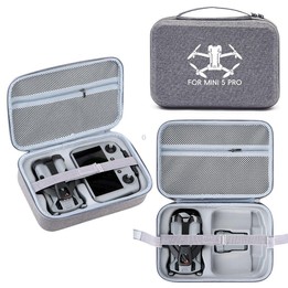 For DJI Mini 5 Pro & RC 2 Nylon Storage Bag Carrying Handbag(Gray)