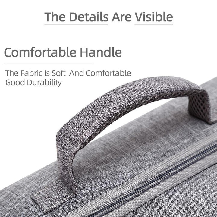 For DJI Mini 5 Pro & RC 2 / RC-N3 Remote Control Nylon Storage Bag Portable Travel Shoulder Bag(Gray)