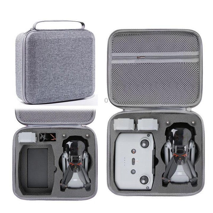 For DJI Mini 5 Pro & RC-N3 Remote Control Nylon Storage Bag Portable Handbag, Style: With Shoulder Strap Black