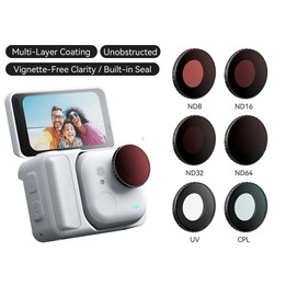 For Insta360 GO Ultra aMagisn Waterproof Filter Aluminum Alloy Frame Anti-fog Lens CPL