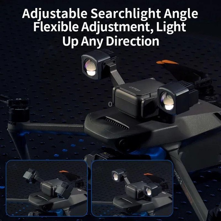 For DJl Mavic 3T / 3E LKTOP KL340 40W Searchlight Drone Mounted Colorful Flashing Lamp