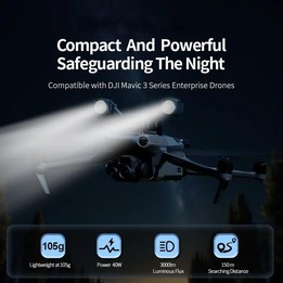 For DJl Mavic 3T / 3E LKTOP KL340 40W Searchlight Drone Mounted Colorful Flashing Lamp