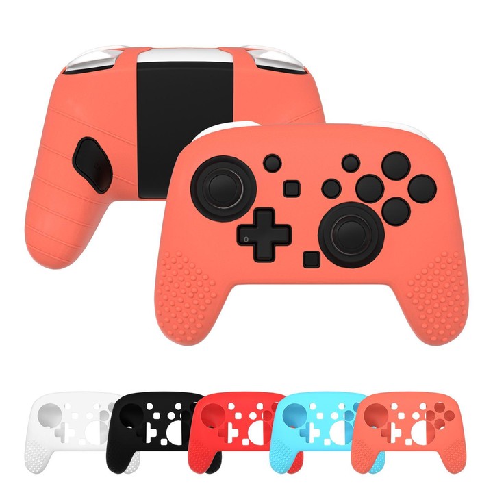 For Switch 2 Pro Controller Soft-Touch Silicone Case with Skin-Friendly Grip(Blue)