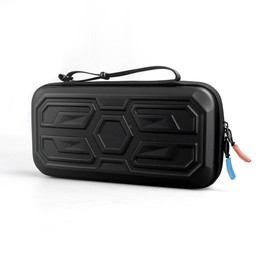 For Nintendo Switch 2 Mecha Style Hard Protective Case Portable Shockproof Carrying Storage Bag(Black)