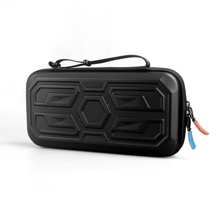 For Nintendo Switch 2 Mecha Style Hard Protective Case Portable Shockproof Carrying Storage Bag(Black)