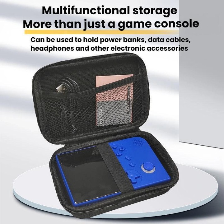 ANBERNIC RG40XXV Original Game Console Storage Case Portable Digital Accessories Pouch(Black)