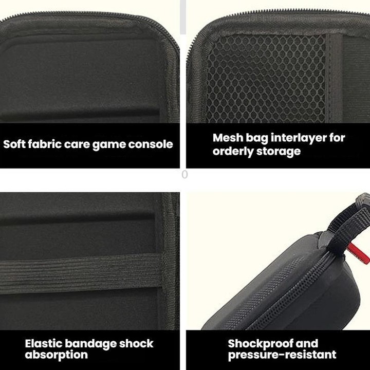 ANBERNIC RG40XXV Original Game Console Storage Case Portable Digital Accessories Pouch(Black)
