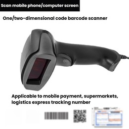 NETUM Barcode Scanner Supermarket Retail Store QR Code Scanner, Spec: Wired Laser