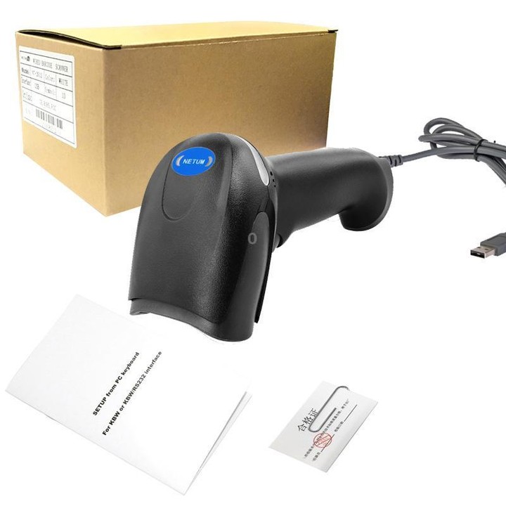 NETUM Barcode Scanner Supermarket Retail Store QR Code Scanner, Spec: Wired 2D