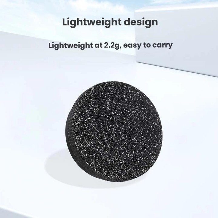 For Insta360 GO Ultra 2pcs Lens Cap Scratch-Resistant Plastic Cover(Black)