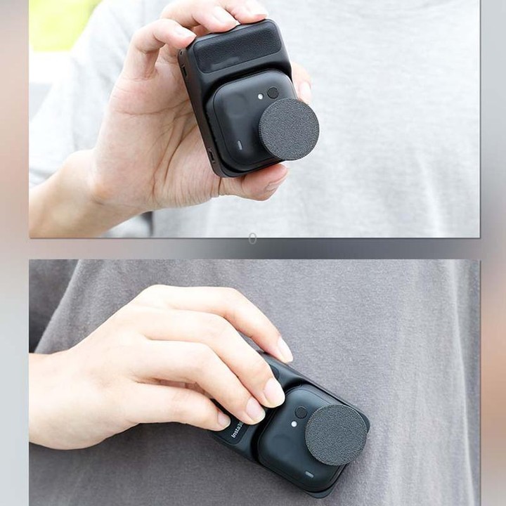 For Insta360 GO Ultra 2pcs Lens Cap Scratch-Resistant Plastic Cover(Black)