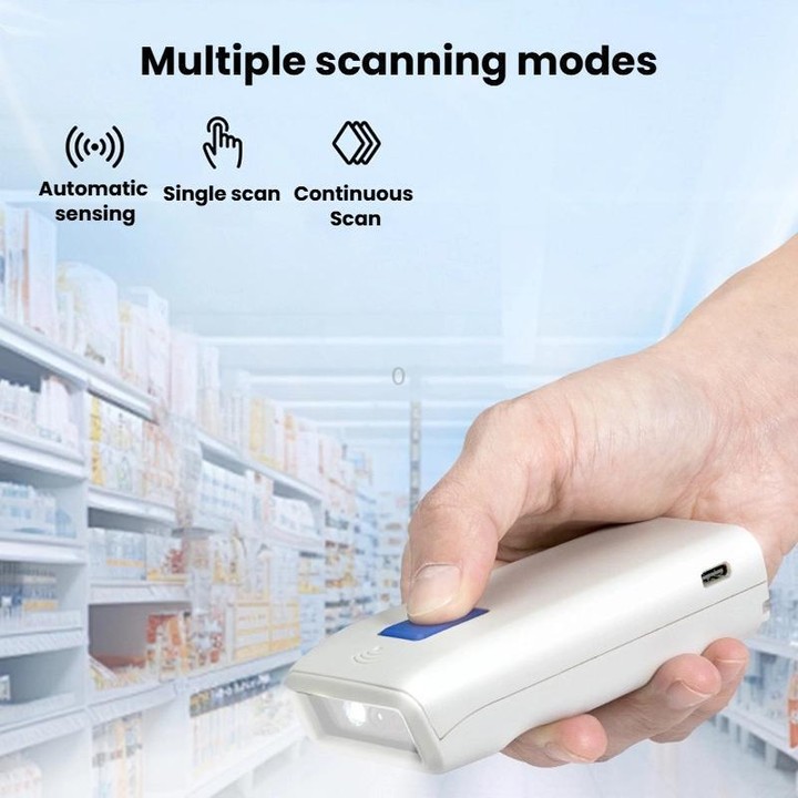 NETUM Wireless Portable Barcode Scanner Express Logistics QR Code Scanner, Spec: 1D