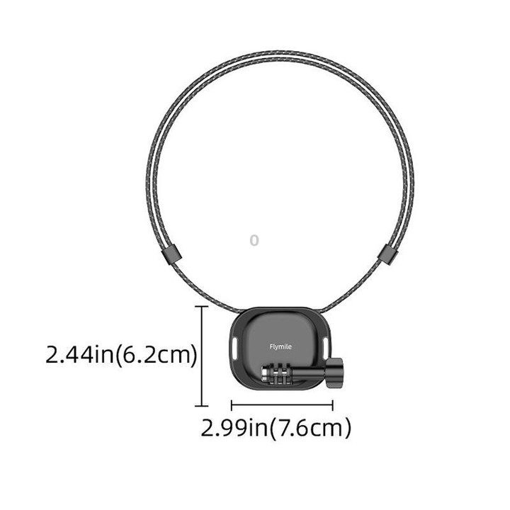 Flymile Neck-Mounted Magnetic Action Camera Bracket For DJI Osmo 360 / Pocket 3 / Action 5 Pro / Insta360 X5(Black)