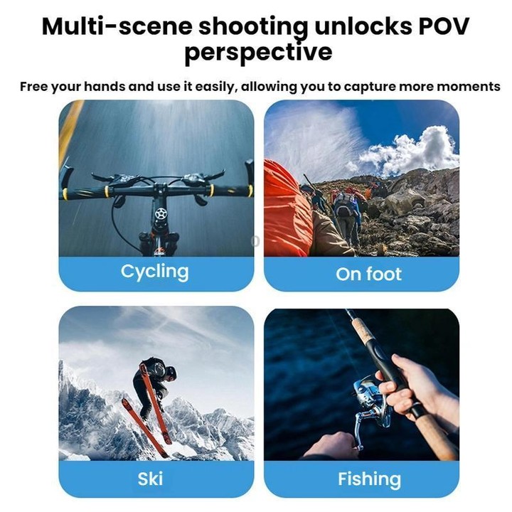 Flymile Neck-Mounted Magnetic Action Camera Bracket For DJI Osmo 360 / Pocket 3 / Action 5 Pro / Insta360 X5(Black)