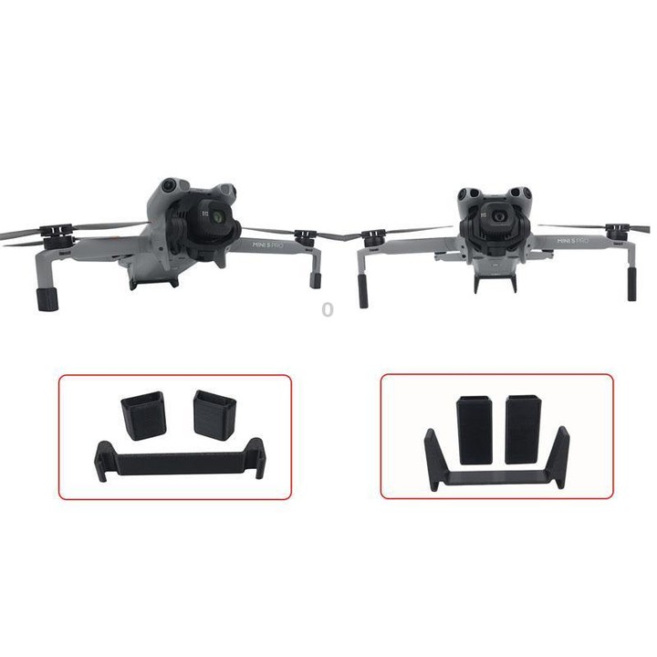 For DJI Mini 5 Pro / 4 Pro CQT Height Increasing Stand Anti-scratch and Anti-wear Folding Stand, Size: 2cm