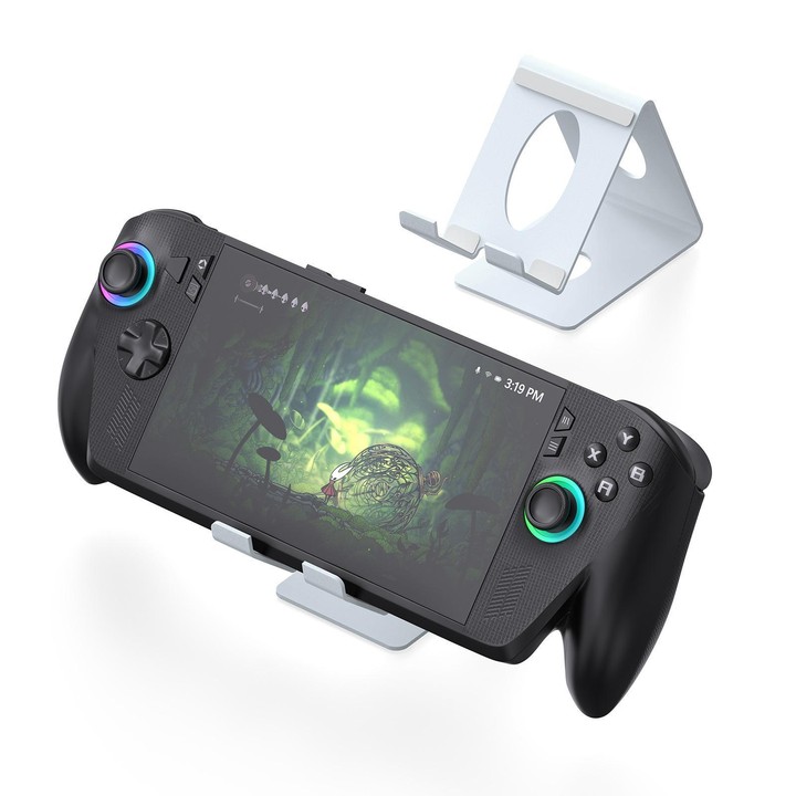 JYS Universal Metal Desktop Stand for Handheld Consoles Compatible with ROG Xbox Ally/X, Switch, Steam Deck & Lenovo Legion Go(W