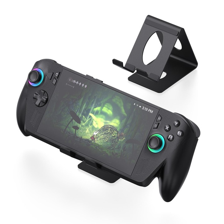 JYS Universal Metal Desktop Stand for Handheld Consoles Compatible with ROG Xbox Ally/X, Switch, Steam Deck & Lenovo Legion Go(B