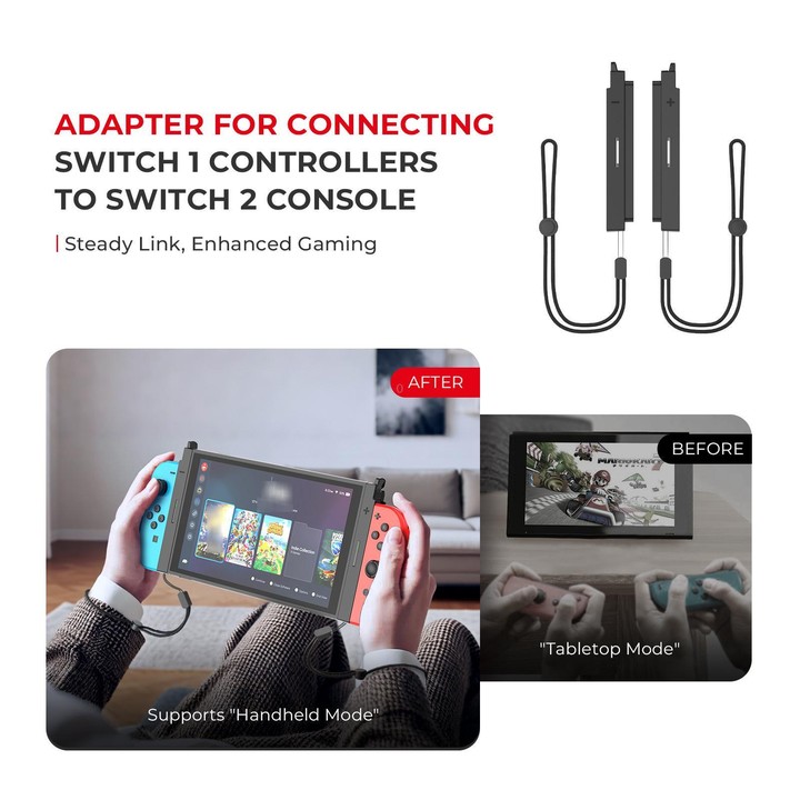 For Nintendo Switch 1 Joy-Con To Switch 2 Console Adapter Plug & Play Converter