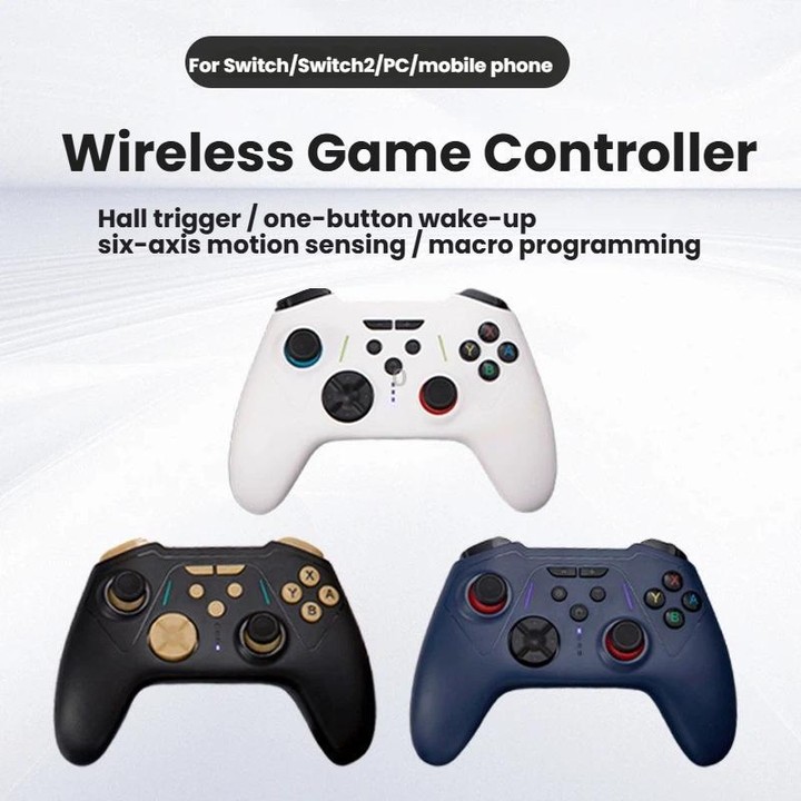 S201 Bluetooth Gaming Controller - Hall Effect Triggers, Dual Back Buttons For Macros, Compatible With Switch 2/Switch/PC/Steam/