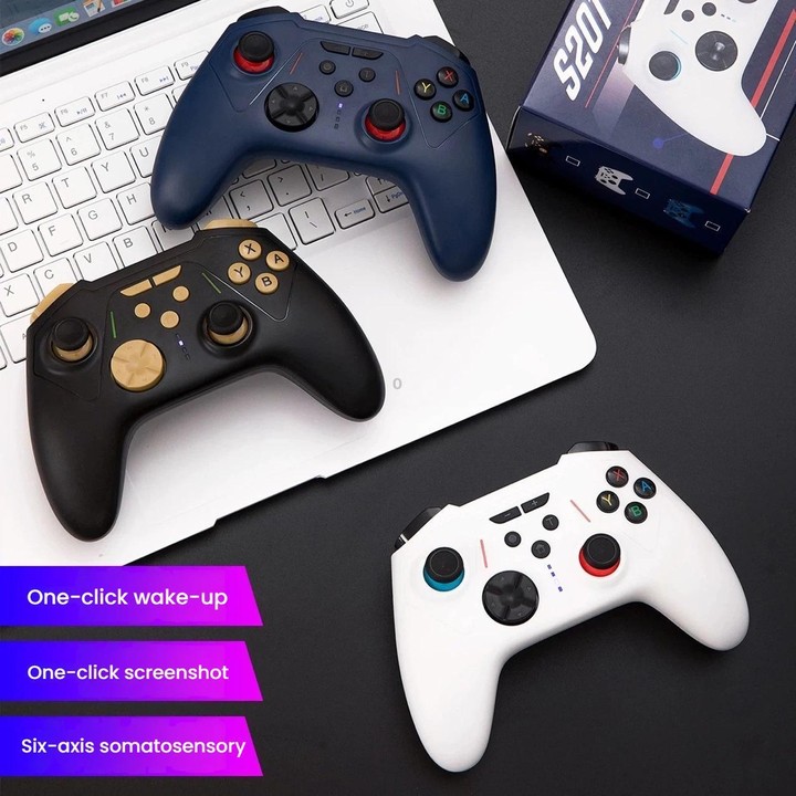 S201 Bluetooth Gaming Controller - Hall Effect Triggers, Dual Back Buttons For Macros, Compatible With Switch 2/Switch/PC/Steam/
