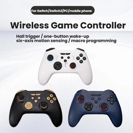 S201 Bluetooth Gaming Controller - Hall Effect Triggers, Dual Back Buttons For Macros, Compatible With Switch 2/Switch/PC/Steam/