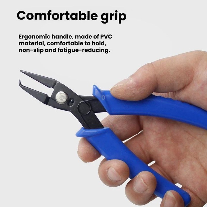 Hook Pliers DIY Jewelry Making Tools High Carbon Steel Head & Anti-Slip PVC Handle