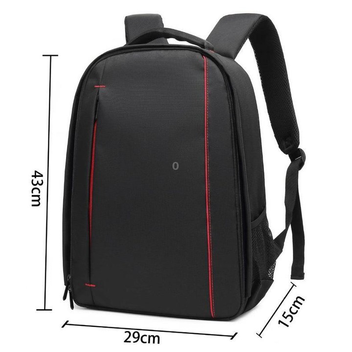 Outdoor Waterproof Large Capacity DSLR Camera Bag Multi-Functional Laptop Backpack(Grey)
