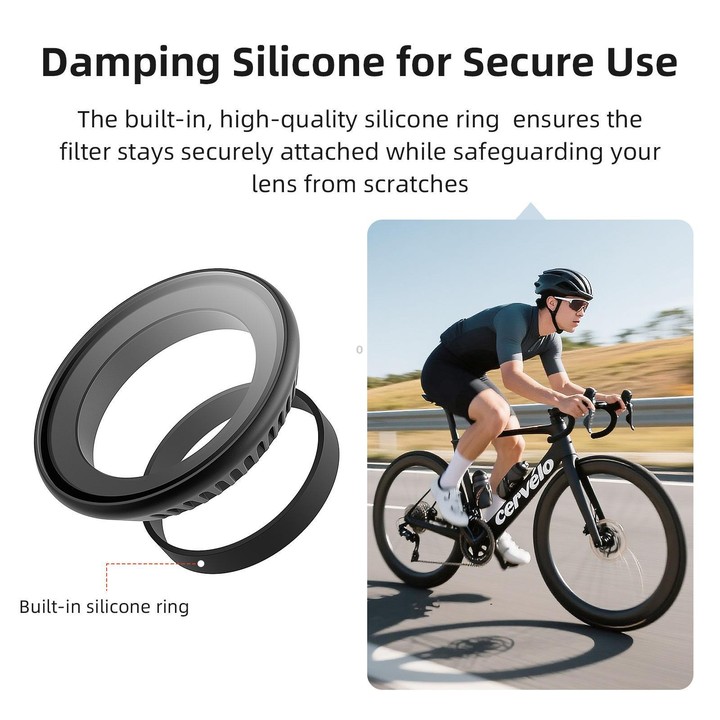 For Insta360 GO Ultra aMagisn Quick-Release Lens Filters Camera Accessories, Spec: ND8+ND16+ND32+ND64