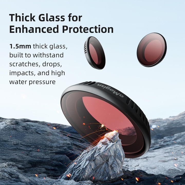 For Insta360 GO Ultra aMagisn Quick-Release Lens Filters Camera Accessories, Spec: ND8+ND16+ND32+ND64
