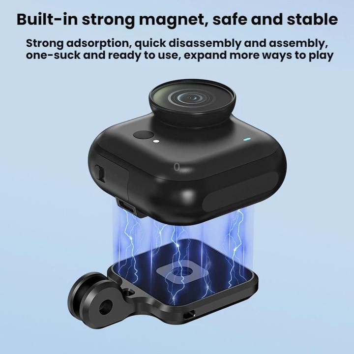 For Insta360 Go Ultra Flymile Magnetic Quick-release Expansion Bracket(Black)