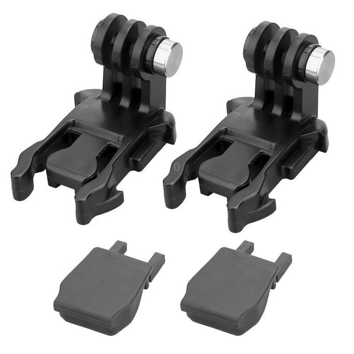 2sets Sports Camera Quick Release L-Shape Base Quick Release Plug Mount Quick Release Locking Activity Base, Spec: Heightened+An