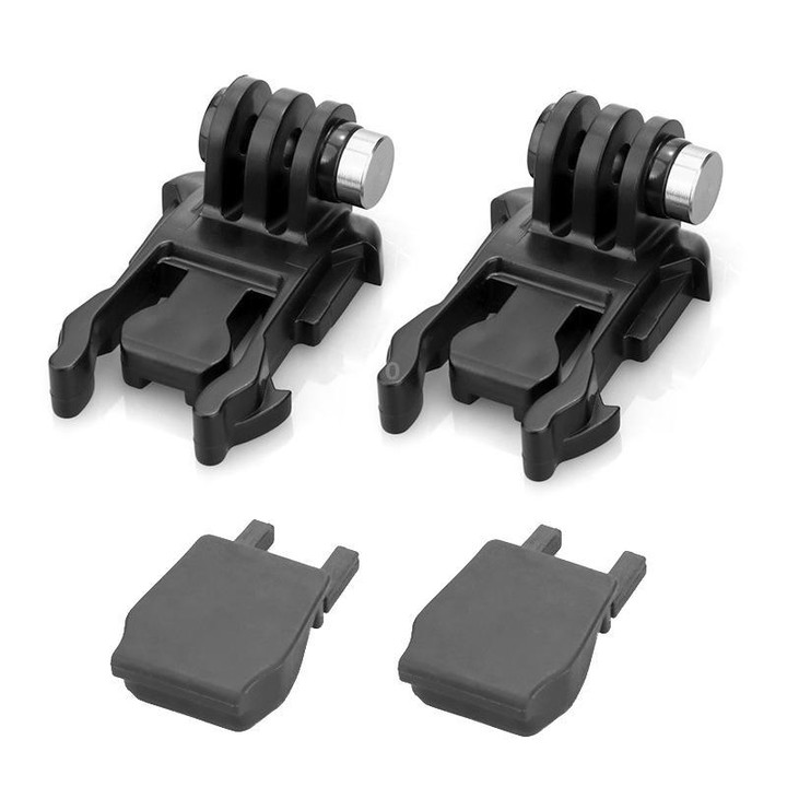 2sets Sports Camera Quick Release L-Shape Base Quick Release Plug Mount Quick Release Locking Activity Base, Spec: With Anti-dro