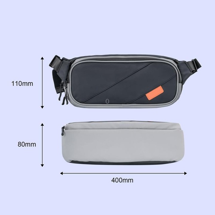 STARTRC GAMES Console Crossbody Bag Pocket PC Shoulder Storage Bag(Black Gray)