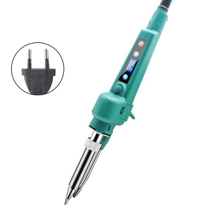 150W EU Plug Internal Heating Soldering Iron With Auto Solder Feed Digital Temperature Display