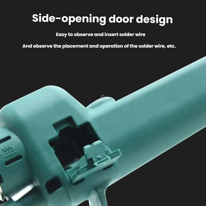 200W US Plug Internal Heating Soldering Iron With Auto Solder Feed Digital Temperature Display