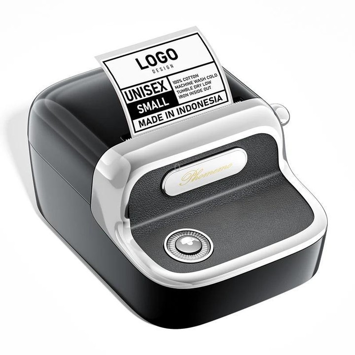 Phomemo M150 Bluetooth Thermal Printer Rechargeable Inkless Barcode Label Maker(Black)