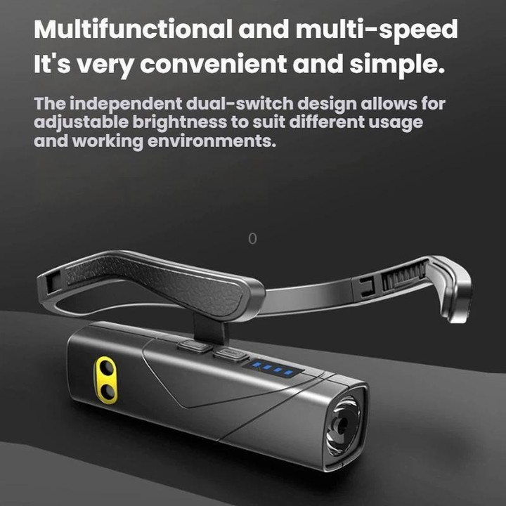 USB Rechargeable Outdoor Side-Hook Ear-Worn Dual-Light Source LED Headlamp, Specification: Standard Right Ear