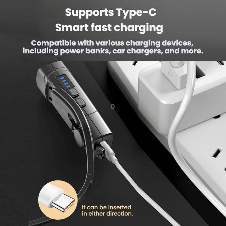 USB Rechargeable Outdoor Side-Hook Ear-Worn Dual-Light Source LED Headlamp, Specification: Sensored Right Ear
