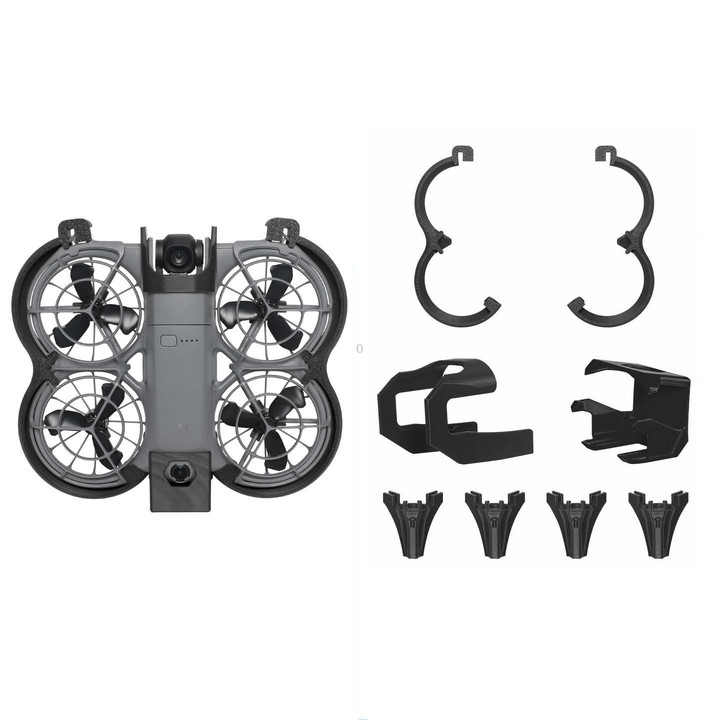 For DJI Neo 2 Drone Propeller Guards Kit Anti-Collision Rings Durable Safety Accessories No Video Transmission Black