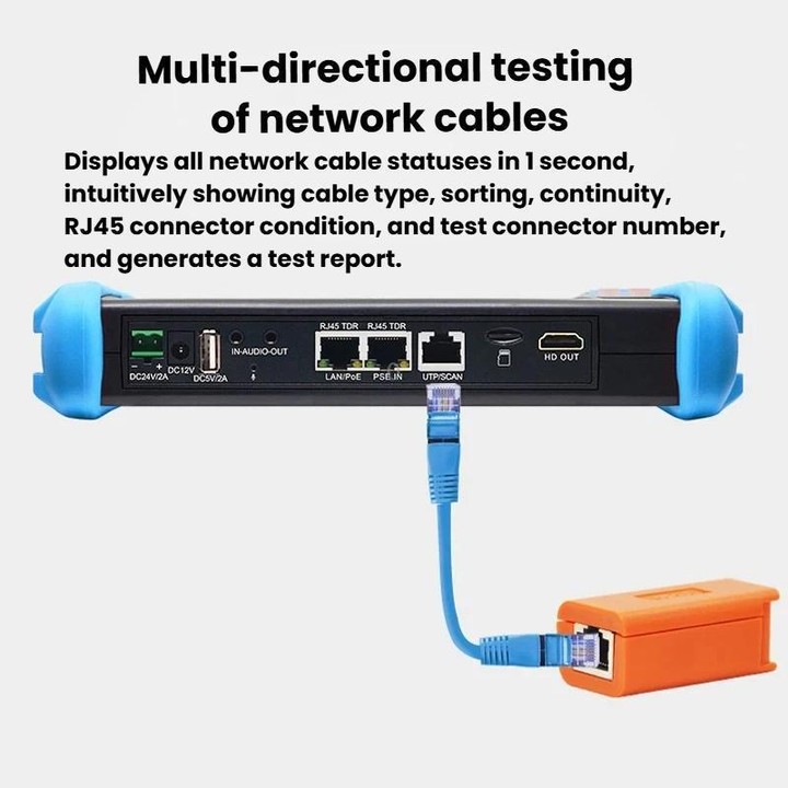IPC9800MOVTADHSPlus+ Multi-Functional Engineering Tester Coaxial Network Video Surveillance Tester US Plug