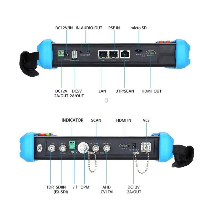 IPC9800MOVTADHSPlus+ Multi-Functional Engineering Tester Coaxial Network Video Surveillance Tester US Plug