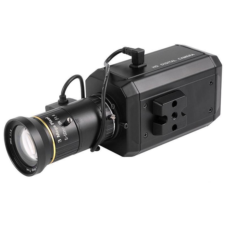 Vanxse 4MP Ultra HD 5-50mm Zoom Lens PoE Network Camcorder(BX550)