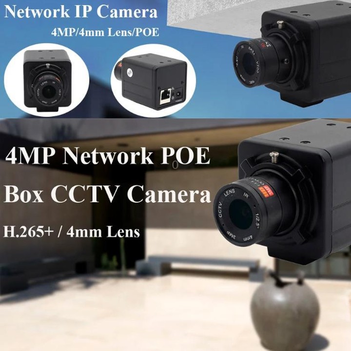 Vanxse 4MP Ultra HD 4mm Lens PoE Network Camera(NX04)