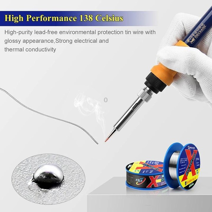 MECHANIC XW5 Lead-Free Low-Temperature Solder Wire 138-degree for Phone Repair