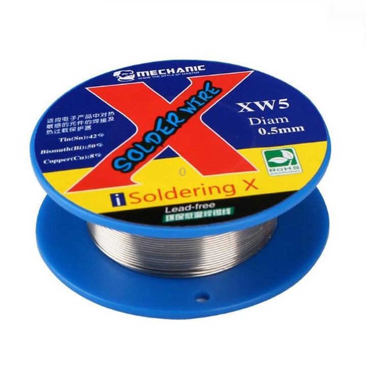 MECHANIC XW5 Lead-Free Low-Temperature Solder Wire 138-degree for Phone Repair