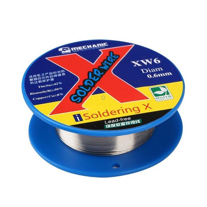 MECHANIC XW6 Lead-Free Low-Temperature Solder Wire 138-degree for Phone Repair