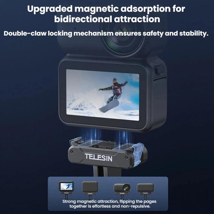 For DJI Osmo Nano TELESIN Magnetic Quick-Release Base(Basic)