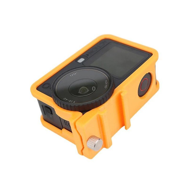 For DJI Osmo Action 6 Camera Cage Shockproof Anti-Drop Protective Frame(Orange)