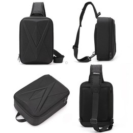 For DJI Neo 2 BKano Smooth Fly Kit Organizer Bag Chest Crossbody Bag(Black)