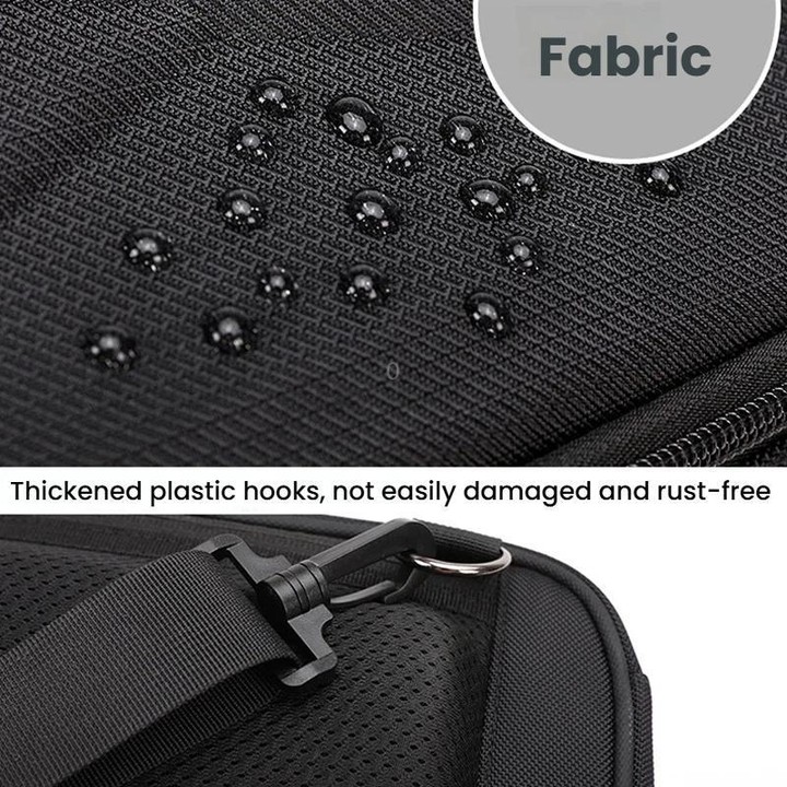 For DJI Neo 2 BKano Smooth Fly Kit Organizer Bag Chest Crossbody Bag(Black)